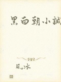 黑白朝小诚