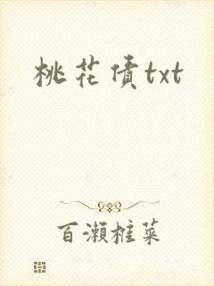 桃花债txt封面