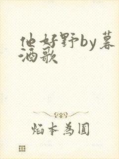 他好野by暮色酒歌