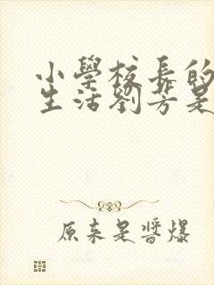 小学校长的幸福生活刘芳是谁