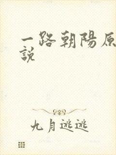 一路朝阳原著小说