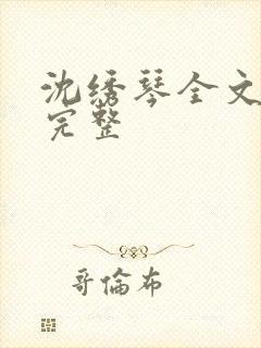 沈绣琴全文阅读完整