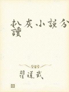 扒灰小说分节阅读封面