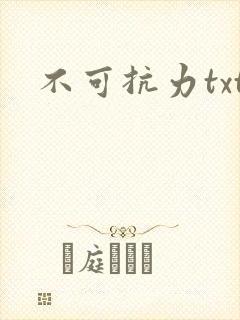 不可抗力txt封面