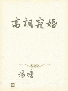 高调宠婚