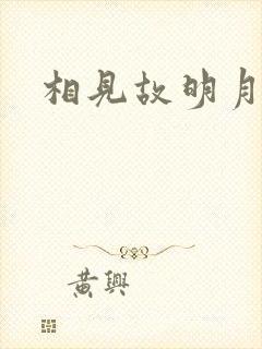 相见故明月封面