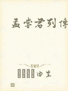 孟尝君列传封面