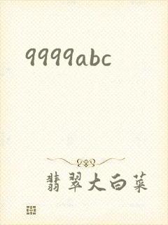 9999abc封面