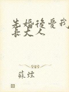 先婚后爱我的市长大人