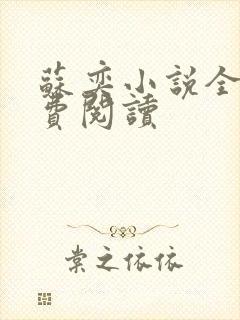 苏奕小说全文免费阅读