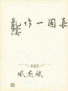 乱作一团长日光阴封面