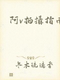 阿v拍摄指南