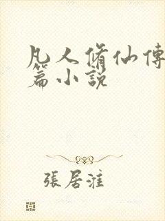 凡人修仙传人界篇小说