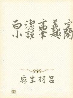 白洁高义完整版小说笔趣阁封面