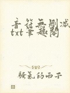 音符无删减全文txt笔趣阁