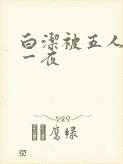 白洁被五人糟蹋一夜封面