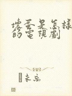 坏蛋是怎样炼成的电视剧封面