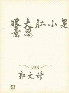 眼大肚小是什么意思