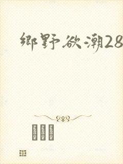 乡野欲潮28章