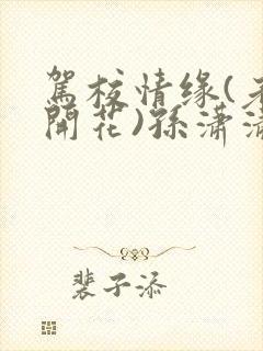 驾校情缘(老树开花)孙潇潇笔趣阁