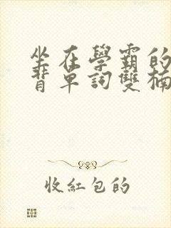 坐在学霸的鸡上背单词双楠