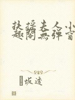 扶摇夫人小说笔趣阁无弹窗笔趣阁最新章节