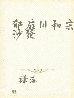 郁庭川和宋倾城沙发封面