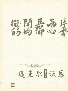 拨开岳两片肥嫩的肉御心香帅