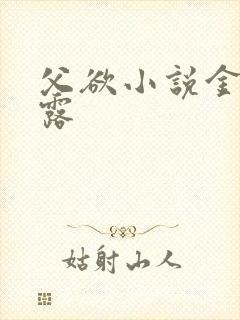 父欲小说金银花露封面