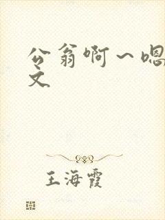 公翁啊～嗯啊h文封面