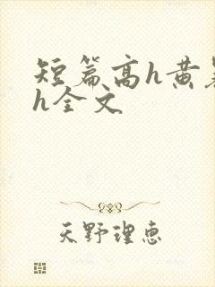 短篇高h黄暴辣h全文