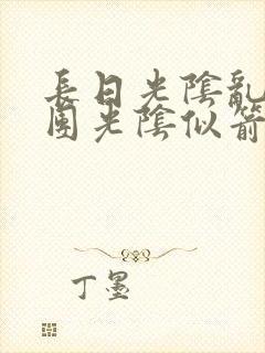 长日光阴乱作一团光阴似箭必读封面