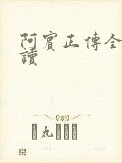 阿宾正传全文阅读封面