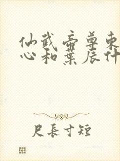 仙武帝尊东凰太心和叶辰什么关系