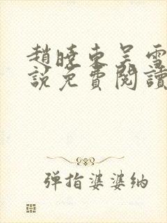 赵晓东吴雪晴小说免费阅读封面