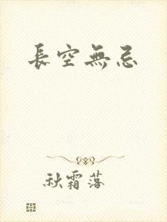 长空无忌封面
