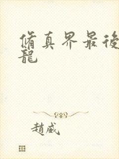 修真界最后一条龙