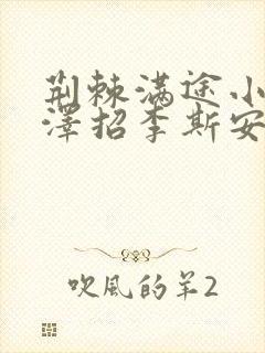 荆棘满途小说李泽招李斯安