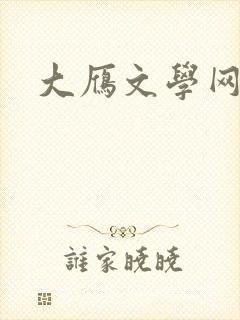 大雁文学网封面