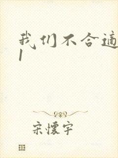 我们不合适1V1封面