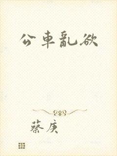 公车乱欲封面