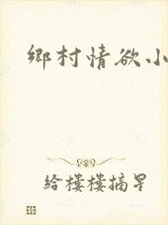 乡村情欲小说封面