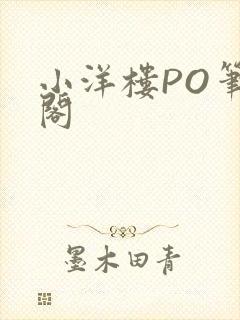 小洋楼PO笔趣阁