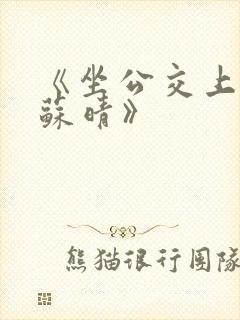 《坐公交上班的苏晴》封面