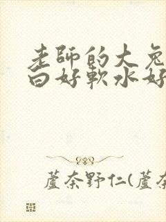 老师的大兔子好白好软水好多