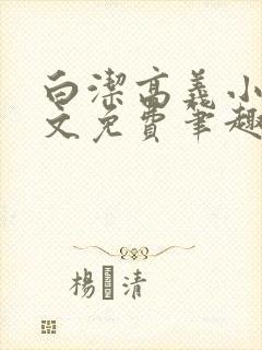 白洁高义小说全文免费笔趣阁在线阅读封面