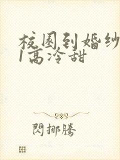 校园到婚纱1V1高冷甜