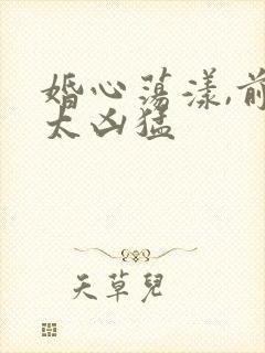 婚心荡漾,前夫太凶猛封面