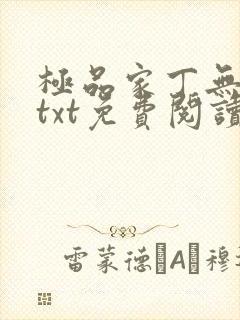 极品家丁无删减txt免费阅读封面