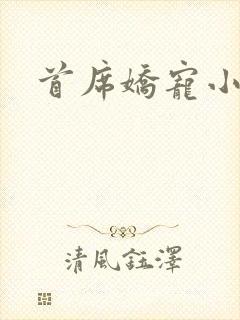 首席娇宠小情人